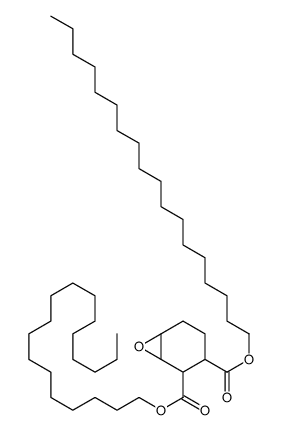 dioctadecyl 7-oxabicyclo[4.1.0]heptane-4,5-dicarboxylate结构式