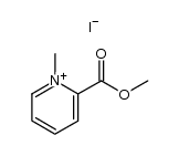 1-methyl-2-methoxycarbonylpiridinium iodide Structure