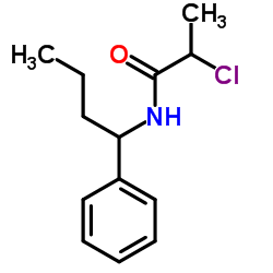 2-Chloro-N-(1-phenylbutyl)propanamide结构式