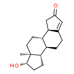 17β-Hydroxy-A-norestr-3(5)-en-2-one structure