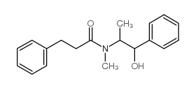 N-(2-羟基-1-甲基-2-苯基乙基)-n-甲基-3-苯丙酰胺结构式