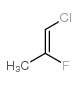 (Z)-1-CHLORO-2-FLUOROPROP-1-ENE structure