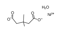 Ni(II)(3,3-dimethylglutarate)*H2O结构式