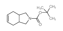 顺式-3a,4,7,7a-四氢-1H-异吲哚-2(3H)-羧酸叔丁酯结构式