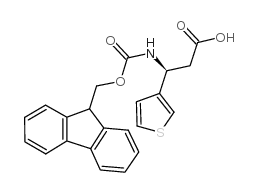 Fmoc-(S)-3-Amino-3-(3-thienyl)-propionic acid structure