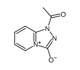 1-acetyl-1,2,4-triazolo[4,3-a]pyridinium-3-olate结构式