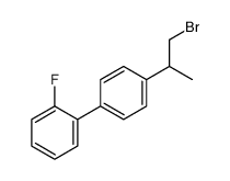 1-(1-bromopropan-2-yl)-4-(2-fluorophenyl)benzene Structure