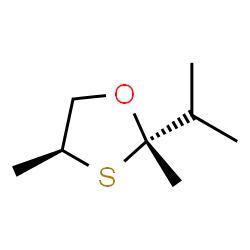 1,3-Oxathiolane,2,4-dimethyl-2-(1-methylethyl)-,trans-(9CI)结构式