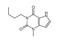 3-butyl-1-methyl-5H-pyrrolo[3,2-d]pyrimidine-2,4-dione Structure