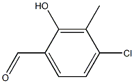 4-chloro-2-hydroxy-3-methylbenzaldehyde Structure