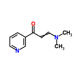 1-(3-吡啶基)-3-(二甲氨基)-2-丙烯-1-酮结构式