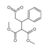 METHYL 2-METHOXYCARBONYL-4-NITRO-3-PHENYLBUTANOATE Structure