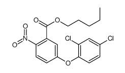 pentyl 5-(2,4-dichlorophenoxy)-2-nitrobenzoate结构式