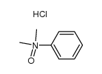 N,N-dimethylaniline N-oxide hydrochloride Structure