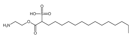 1-(2-aminoethoxy)-1-oxohexadecane-2-sulfonic acid Structure