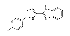 2-[5-(4-methylphenyl)thiophen-2-yl]-1H-benzimidazole Structure