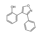 2-(3-phenyl-1,2-oxazol-4-yl)phenol Structure