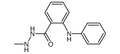 2-(Phenylamino)-benzoesaeure-2-methylhydrazid Structure