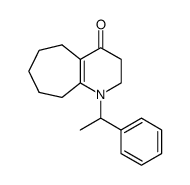 1-(1-phenyl-ethyl)-1,2,3,5,6,7,8,9-octahydro-cyclohepta[b]pyridin-4-one Structure