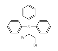 1,2-dibromoethyl-triphenyl-silane结构式