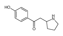 1-(4-hydroxyphenyl)-2-pyrrolidin-2-ylethanone Structure