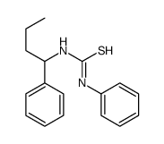 1-phenyl-3-(1-phenylbutyl)thiourea结构式