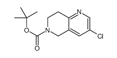 TERT-BUTYL 3-CHLORO-7,8-DIHYDRO-1,6-NAPHTHYRIDINE-6(5H)-CARBOXYLATE Structure