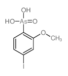 Benzenearsonicacid, 4-iodo-2-methoxy- (8CI)结构式