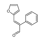 (E)-3-(furan-2-yl)-2-phenylprop-2-enal structure