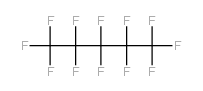 dodecafluoropentane Structure