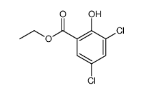 ethyl 3,5-dichloro-2-hydroxybenzoate Structure