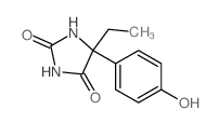 2,4-Imidazolidinedione,5-ethyl-5-(4-hydroxyphenyl)- picture