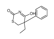 5-ethyl-5-phenyl-1,3-thiazinane-2,4-dione Structure