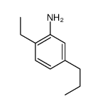 Aniline,2-ethyl-5-propyl- (5CI) Structure