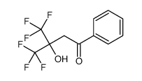 4,4,4-TRIFLUORO-3-HYDROXY-3-(TRIFLUOROMETHYL)BUTYROPHENONE结构式