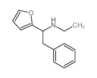 N-ethyl-1-(2-furyl)-2-phenyl-ethanamine结构式