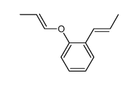 1-(prop-1-en-1-yl)-2-(prop-1-en-1-yloxy)benzene结构式