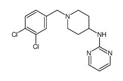 N-[1-[(3,4-dichlorophenyl)methyl]piperidin-4-yl]pyrimidin-2-amine Structure