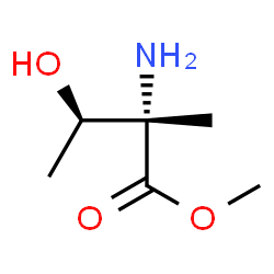 D-Isovaline, 3-hydroxy-, methyl ester, (R)- (9CI)结构式