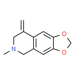 1,3-Dioxolo[4,5-g]isoquinoline,5,6,7,8-tetrahydro-6-methyl-8-methylene-(9CI)结构式