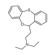 N-Diethyl 2-(dibenzo(b,e) 1,4-thioxepin-11-yl)ethylamine [French] picture