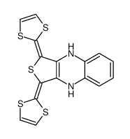 1,3-bis(1,3-dithiol-2-ylidene)-4,9-dihydrothieno[3,4-b]quinoxaline Structure