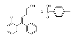 4-(2-chlorophenyl)-4-phenylbut-3-en-1-ol,4-methylbenzenesulfonic acid Structure