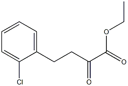 ethyl 4-(2-chlorophenyl)-2-oxobutanoate Structure