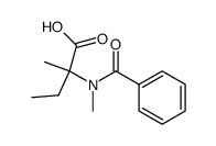 Hippuric acid,-alpha--ethyl-N,-alpha--dimethyl- (1CI)结构式