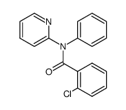 2-chloro-N-phenyl-N-(pyridin-2-yl)benzamide Structure