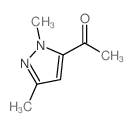 1-(1,3-二甲基-1H-吡唑-5-基)乙酮结构式