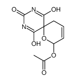 (1,3,5-trioxo-7-oxa-2,4-diazaspiro[5.5]undec-9-en-8-yl) acetate Structure