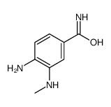 4-Amino-3-(methylamino)benzamide结构式