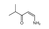 1-Penten-3-one, 1-amino-4-methyl-, (1Z) Structure